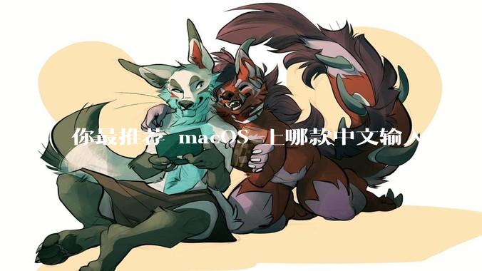 你最推荐 macOS 上哪款中文输入法？
