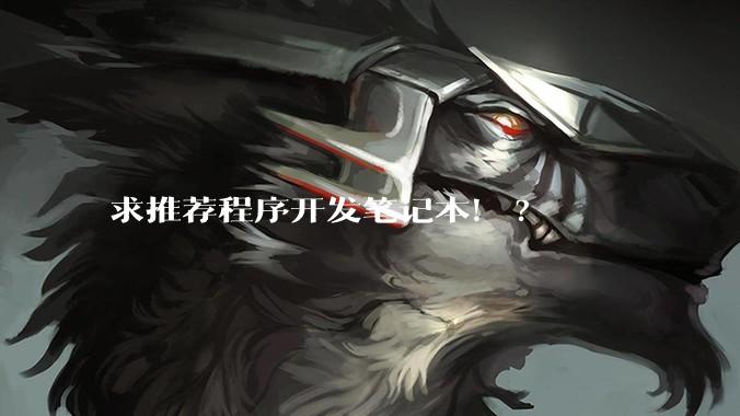 求推荐程序开发笔记本！?