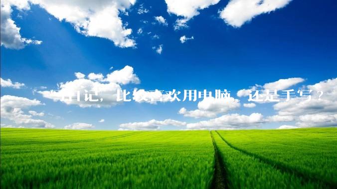 写日记，比较喜欢用电脑，还是手写?