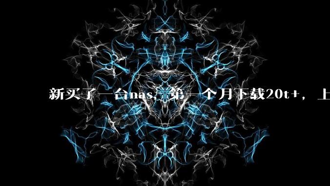 新买了一台nas，第一个月下载20t+，上传5+，不会被网警盯上吧?